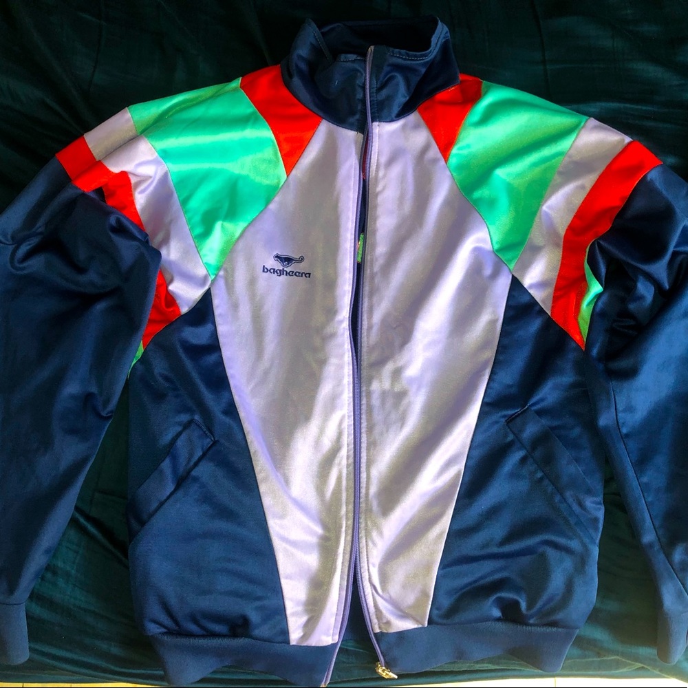 Navy Vintage Windbreaker